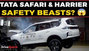 Tata Safari & Harrier Petrol Crash Test Results OUT! 😱 | Bharat NCAP Safety Rating Explained