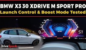 BMW X3 30 xDrive M Sport Pro 🔥 Launch Control & Boost Mode Tested | 0-100 Sprint