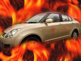 Now Its the Swift Dzire's Turn To Catch Fire