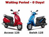 No Waiting Period For Suzuki Access, Swish