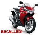 Honda Recalls CBR 250R With Brake Problems