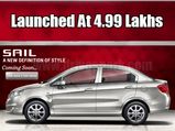 Chevrolet Sail Sedan Launched At 4.99 Lakhs