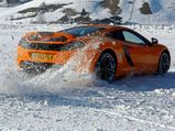 See McLaren MP-12C Having Fun On Ice