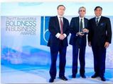 Mahindra Receives 'Boldness In Business Award'