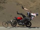 Video: Rider Crashes Into Unlucky Cyclists