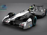 Formula E Electric Car First Public Appearance At Frankfurt Auto Show