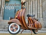 Wooden Vespa By Carlos Alberto Is A Work Of Art