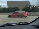 Must Watch! Three-Wheeled Mustang Caught On The Road