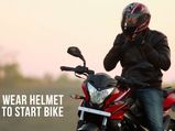 The Good Road: Wear Helmet To Start The Bike, A Safety Initiative