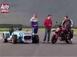Caterham 7 620R vs KTM 1290 Super Duke R In The Rain