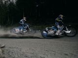Two Speedway Riders Shred A Hill