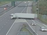 What Was This Trucker Thinking, When He Made This Move