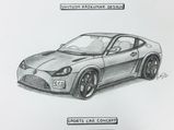 Illustration: Affordable Indian Sports Car Concept Sketch