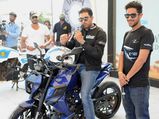 Yuvraj Singh Unveils YouWeCan KTM X-12 At India Bike Week