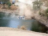 Ford Fiesta In WRC Misses A Turn & Goes For A Swim