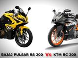 Bajaj Pulsar RS 200 Vs KTM RC 200: Baby Sport Bike Comparo