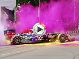 David Coulthard Performs Donuts In Red Bull Hyderabad Event