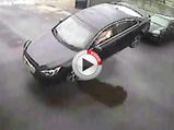Subaru Legacy Takes Flight Before Kissing A Wall