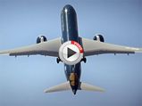 Boeing Dreamliner Takes Off Vertically Into The Sky