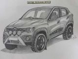 Renault Kwid Sketch: What A Renault ‘Cross Kwid’ Could Look Like