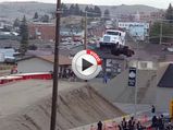 Semi Truck Does An Evel Knievel World Record Jump
