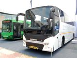Scania Revolutionary Buses Showcased At 2015 ICEPT In Delhi