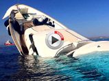 Custom Line Navetta Superyacht Sinks Just Off Coast! 