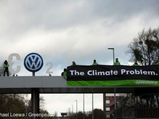 Greenpeace Turns VW Logo into CO2 Sign 
