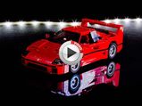 Lego Ferrari Gets Built A Brick At A Time In Stunning Time Lapse Video  