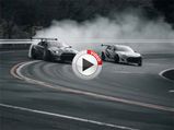 Insane Nissan GT-R And Toyota GT 86 Drift Up A Mountain In Japan - Video