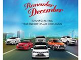 Toyota Introduces Remember December Offer In India 