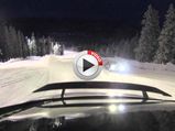 Audi R8 V10 Schools RS4 On Swedish Ski Slopes - Video