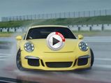 Porsche 911 GT3 Pirouettes On The Skidpad - Video