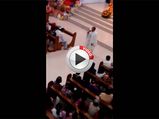 Priest Rides Hoverboard In Church - Video 