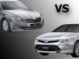 2016 Skoda Superb vs 2015 Toyota Camry Comparison