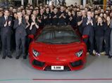  5,000th Aventador Rolls Off Lamborghini Production Line