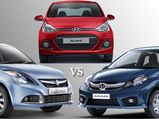 War Of The Compact Sedans: Comparison Of Amaze, Swift Dzire And Xcent