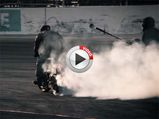 World's Longest Motorcycle Burnout - Video
