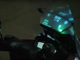 Yamaha & Samsung Develop Smart Windshield Concept For Bikes 