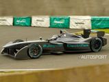 Jaguar Formula E Race Machine Steps Out On To The Track