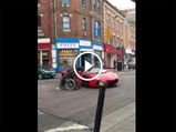 Wheelchair vs Lamborghini - The World's Most Bizarre Standoff