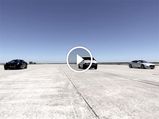 Video: Van Schools Ferrari And Tesla On A Drag Strip