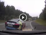 Custom Wrapped Audi R8 Attempts Great Escape, Fails Horribly
