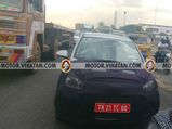 Hyundai Caught Testing A Heavily Camouflaged Grand i10 In India