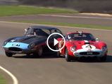 Jaguar E-Type Almost Crashes Into 30 Million Pound Ferrari
