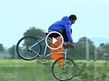 Abdul Rahaman Sets A Guinness World Record For Longest Bicycle Stoppie 