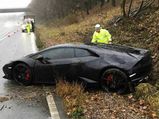 Jeff Schlupp Crashes His All Black Lamborghini Huracan