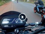Watch Bajaj Dominar 400 Drag Race KTM Duke 390