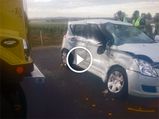 Suzuki Swift Gets Smashed By A Road Train And The Results Aren't Pretty