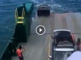 Video: Car Rolls Off Ferry And Sinks Into The Ocean With A Lot Of Valuables